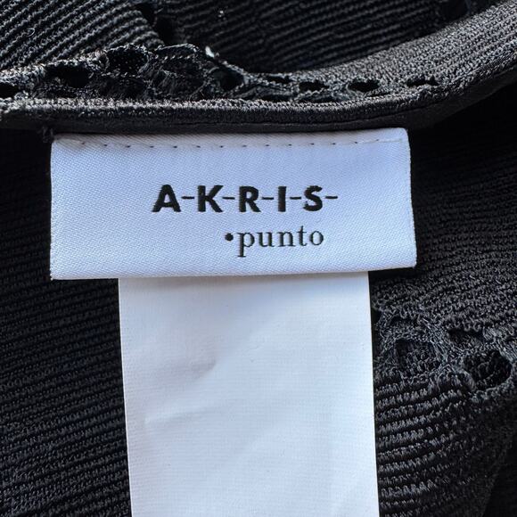 AKRIS PUNTO Black Lace Polka Dot Top - Picture 11 of 13